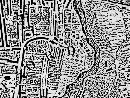 This eighteeth century map shows the road, Stowage